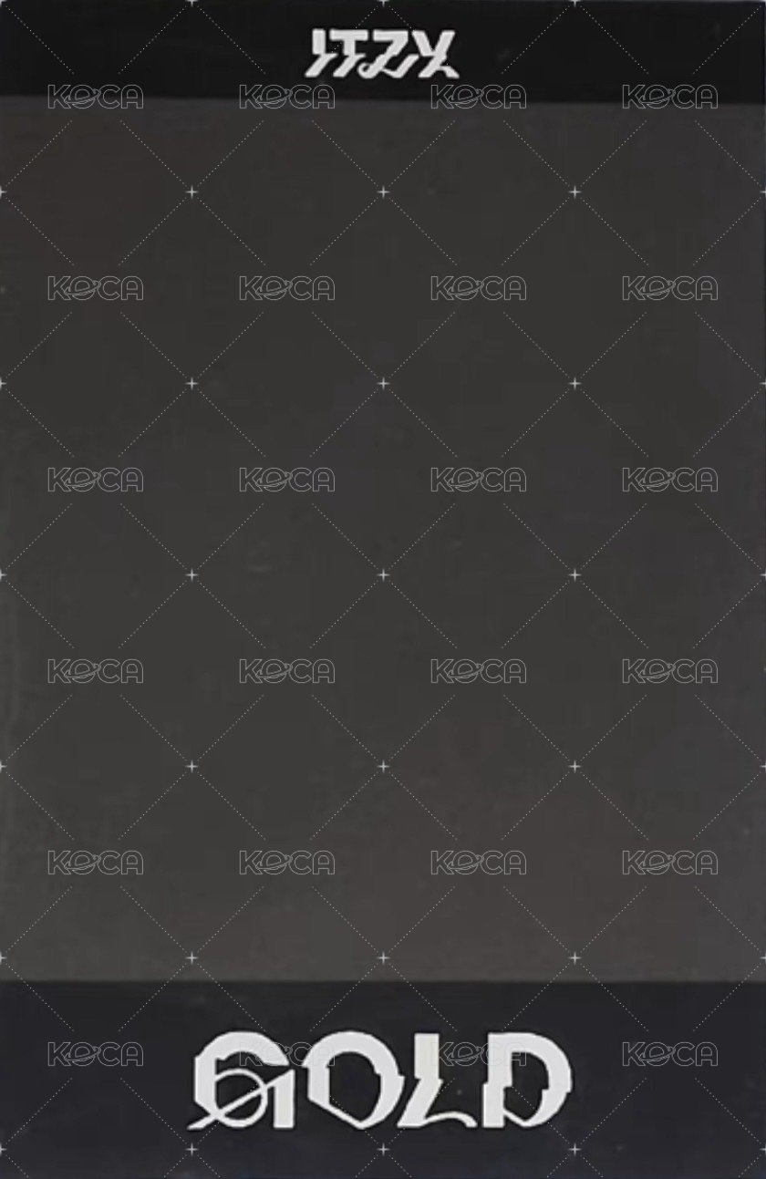 GOLD sr 特典卡 預售 拍立得 背面