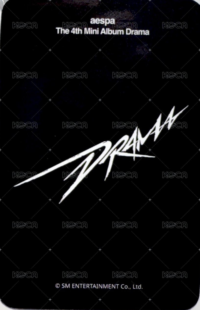 Drama am 預售 特典卡 藍莓冬 背面
