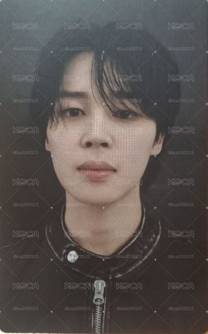 BTS jimin face專卡