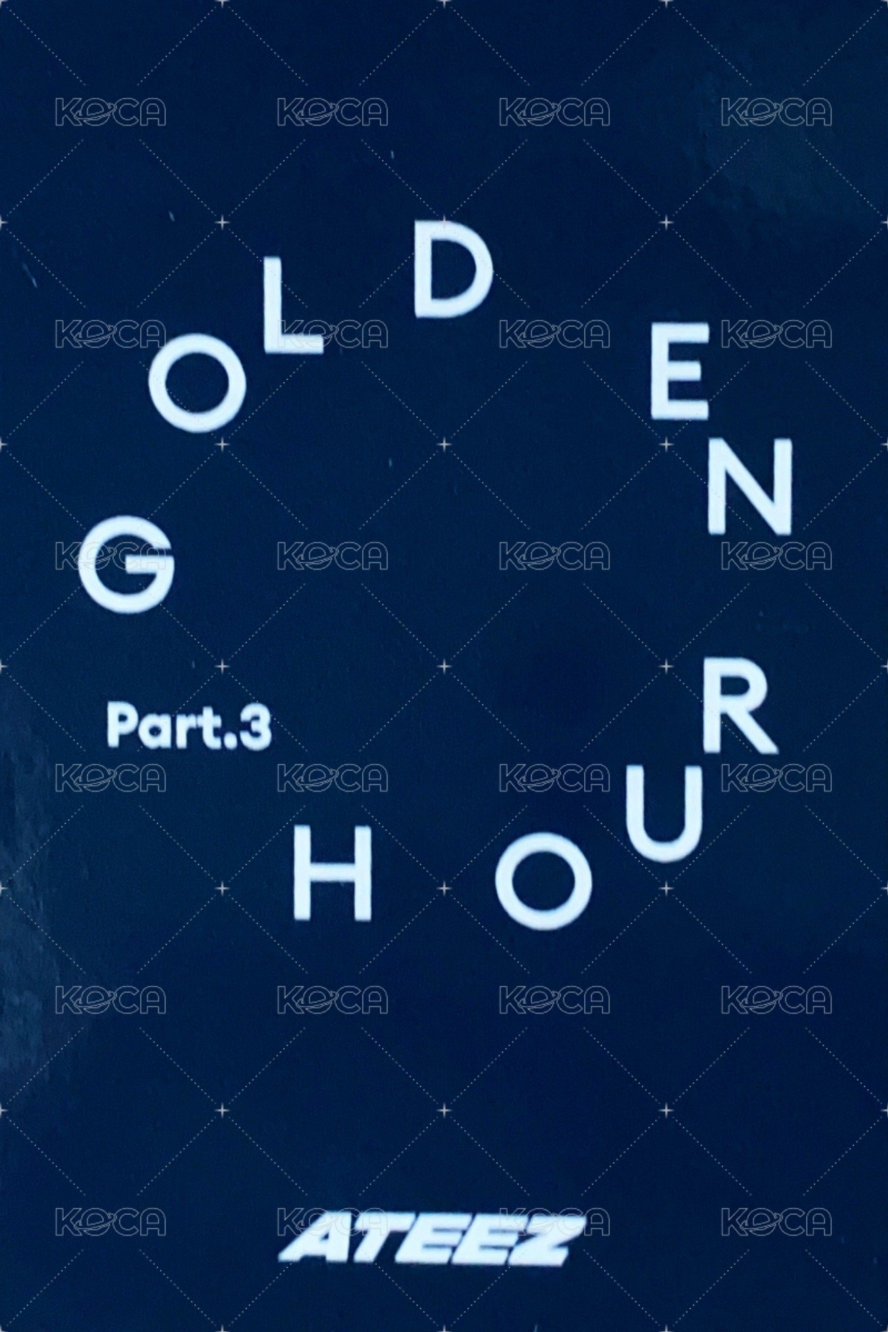 GOLDEN HOUR : Part.3 am 2.0 特典卡 加油 ver. 背面
