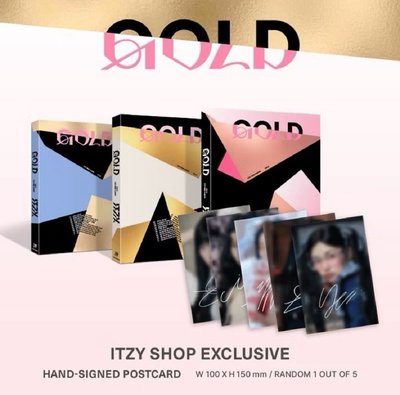 ITZY LIA GOLD 美版親簽專輯