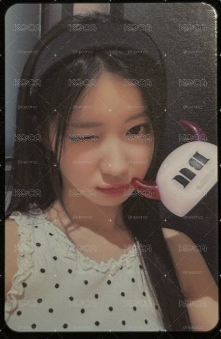 BABYMONSTER 線上手燈卡 Asa 角 榎並杏紗 아사