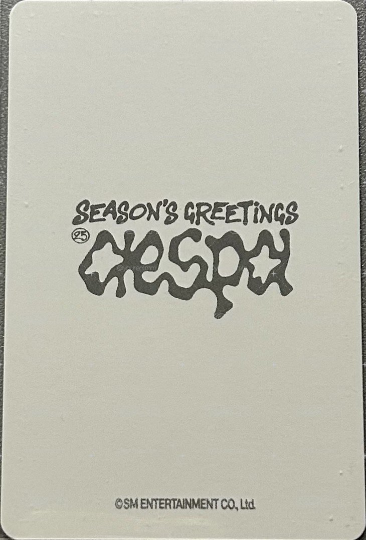 aespa 25年曆固配卡 寧