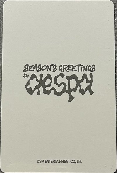aespa 25年曆固配卡 寧