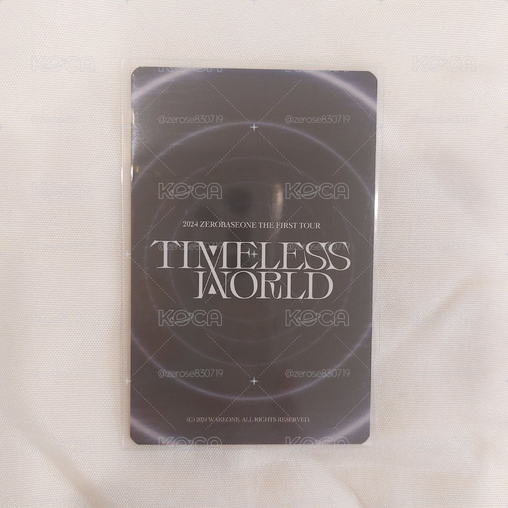 ZEROBASEONE TIMELESS WORLD 滿額卡 SEOK MATTHEW