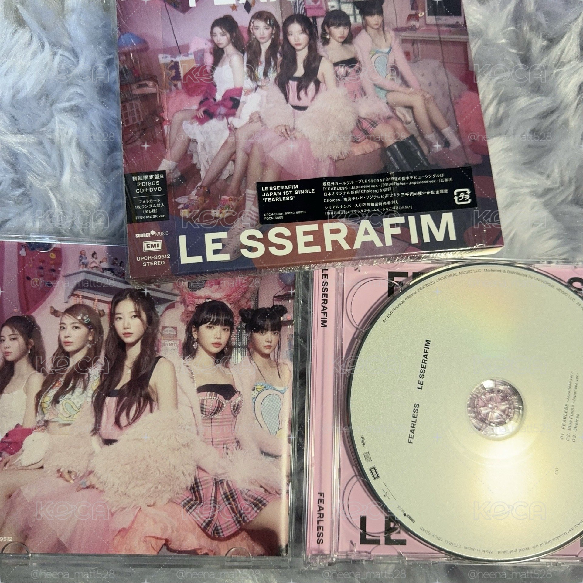 LE SSERAFIM 日單 fearless B盤 采源 允真 小卡