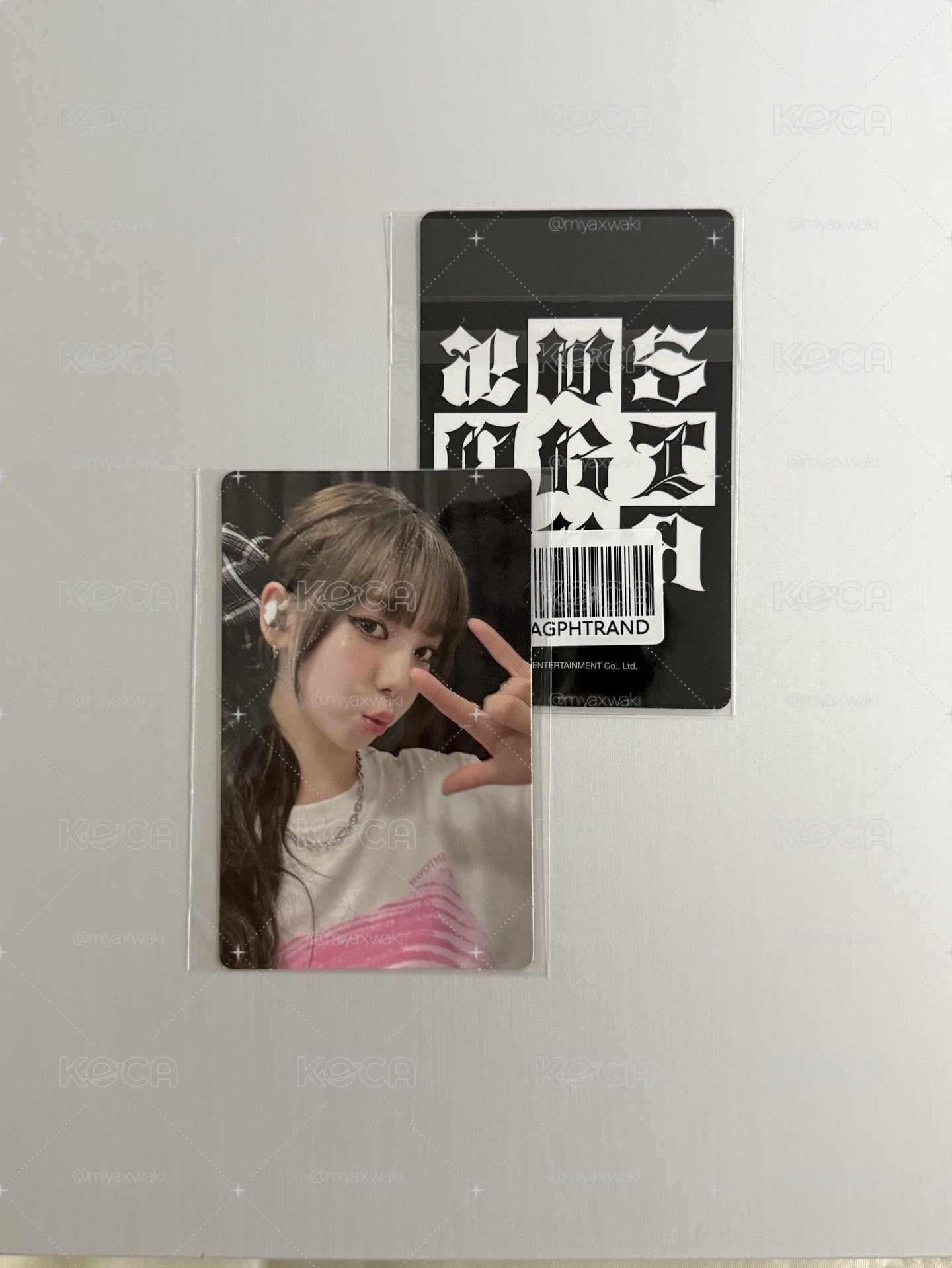 aespa Dirtywork wvs預售柚 Karina 劉知珉