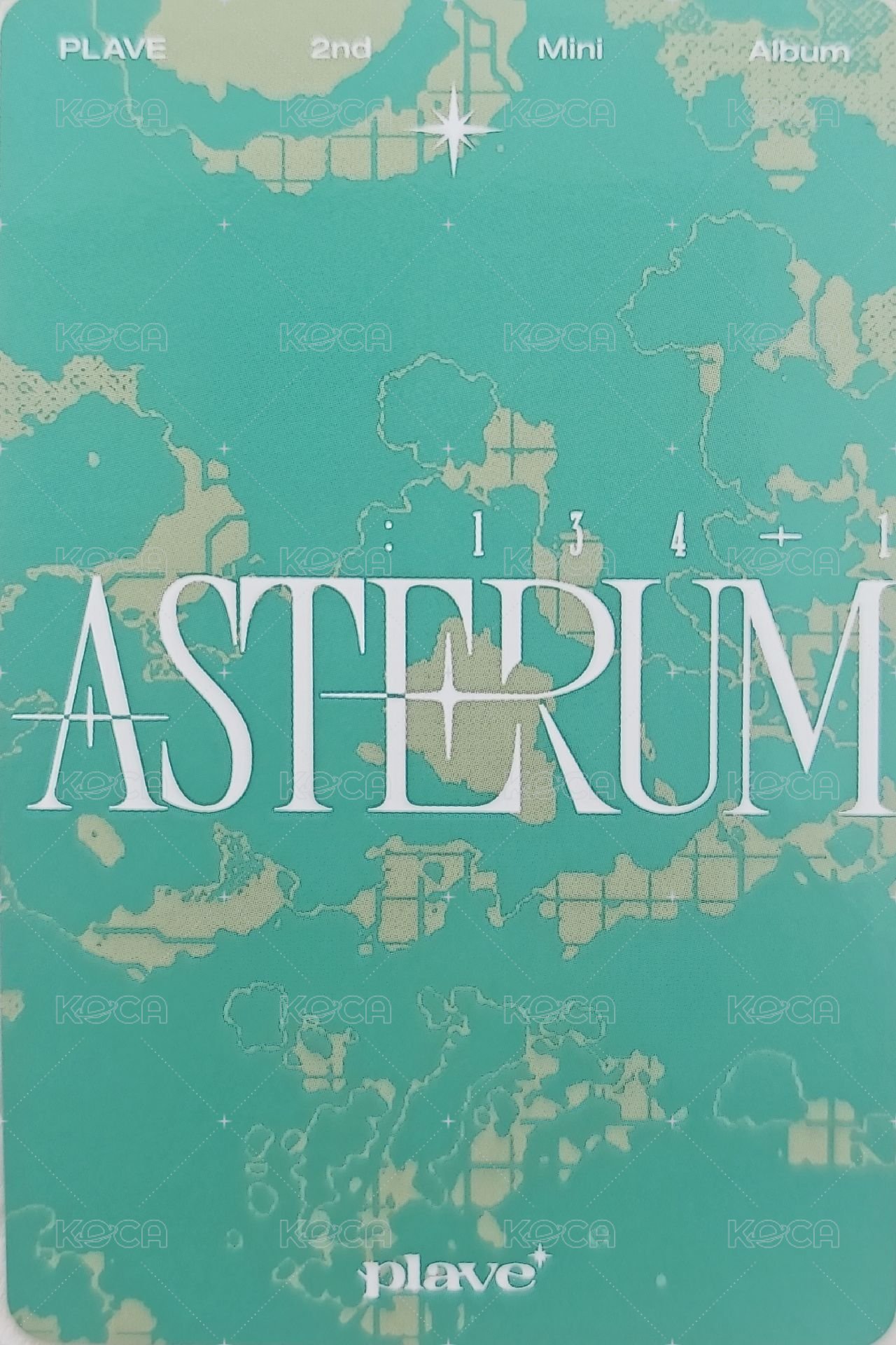 asterun 專輯卡 藝俊銀虎迷二雙人卡 背面