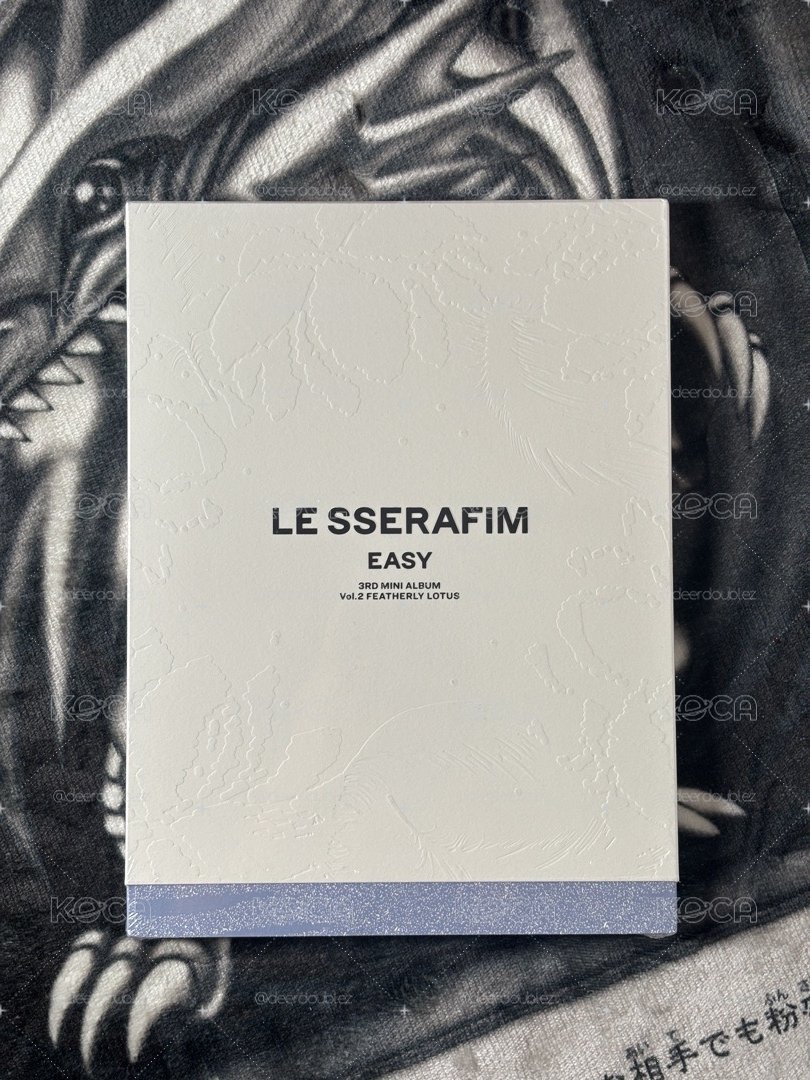 LE SSERAFIM EASY 一般版藍版 未拆專🔆