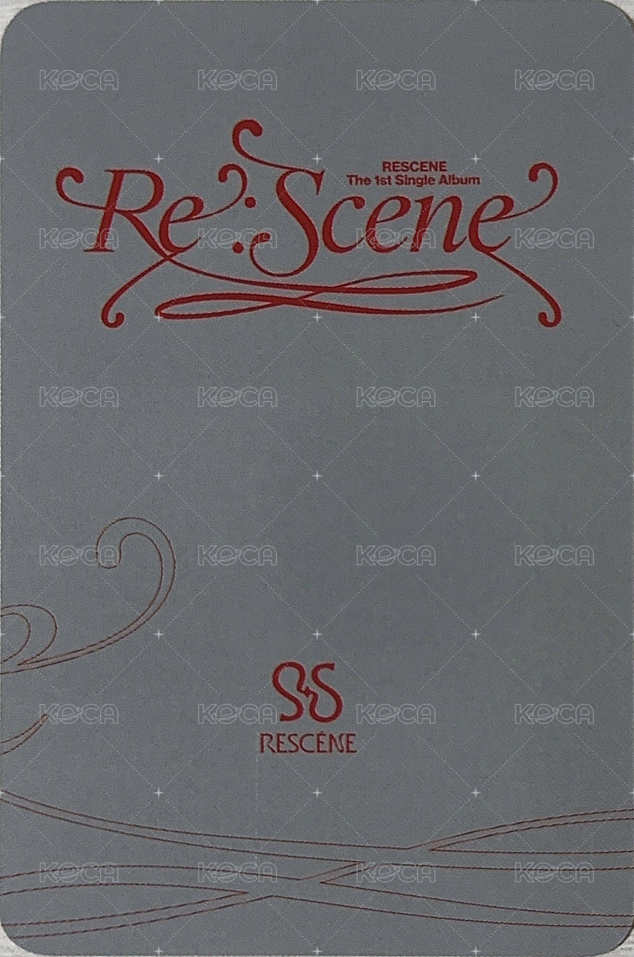 Re:Scene 專輯卡 PLVE ver1 背面