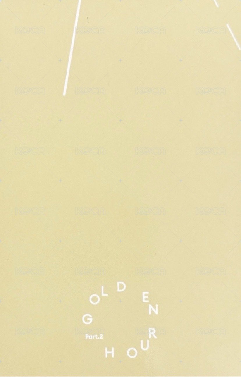 GOLDEN HOUR : Part.2 專輯卡 FOR ver. A 背面