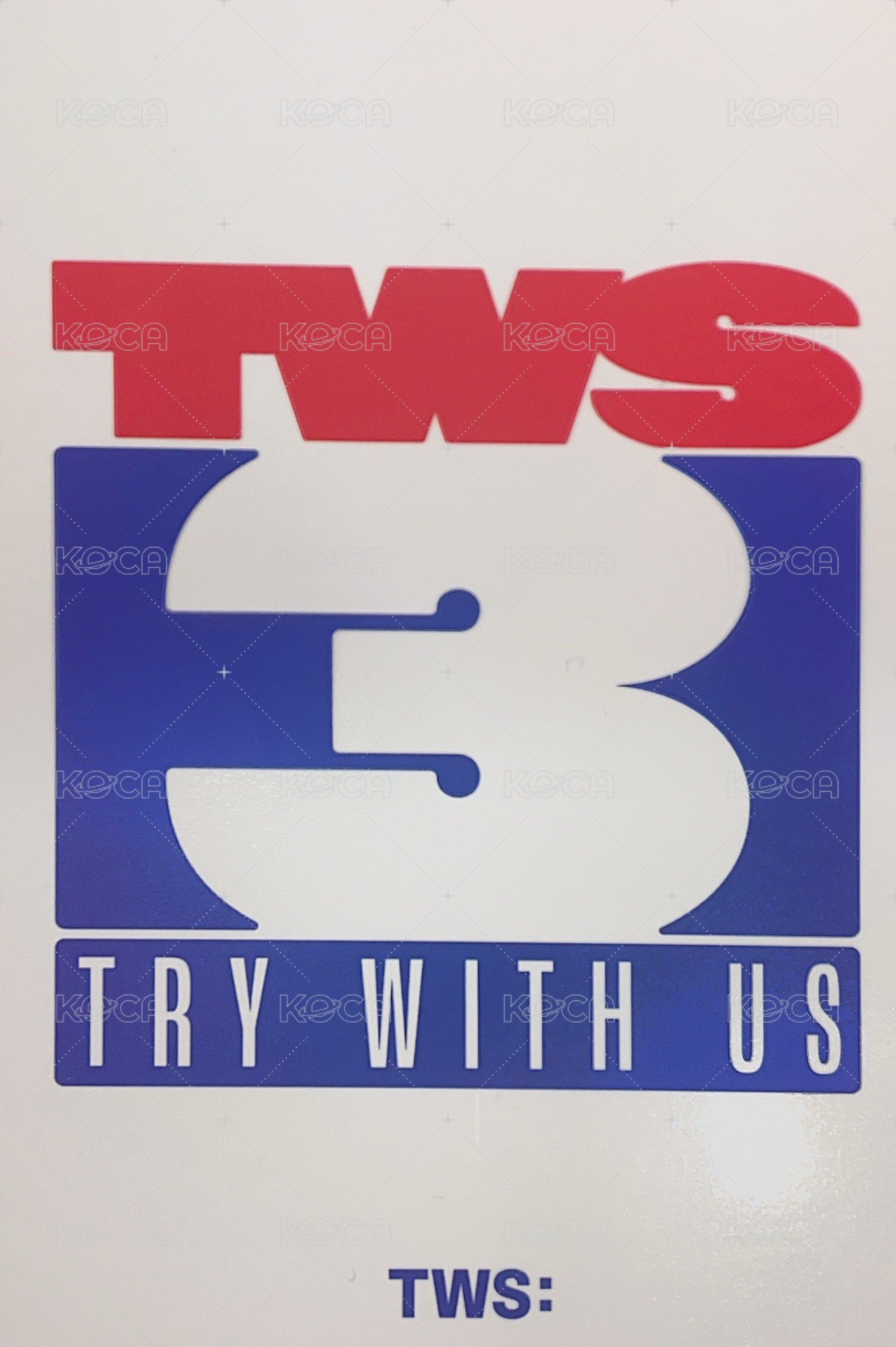 TRY WITH US 專輯卡  背面