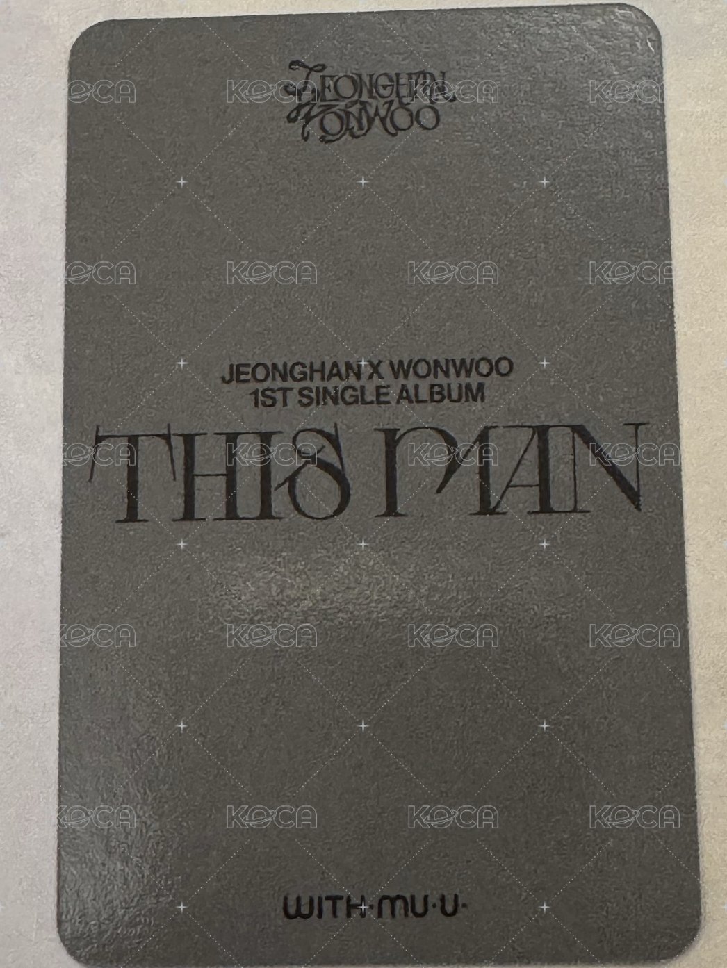 THIS MAN wm ver.B 幸運卡  背面