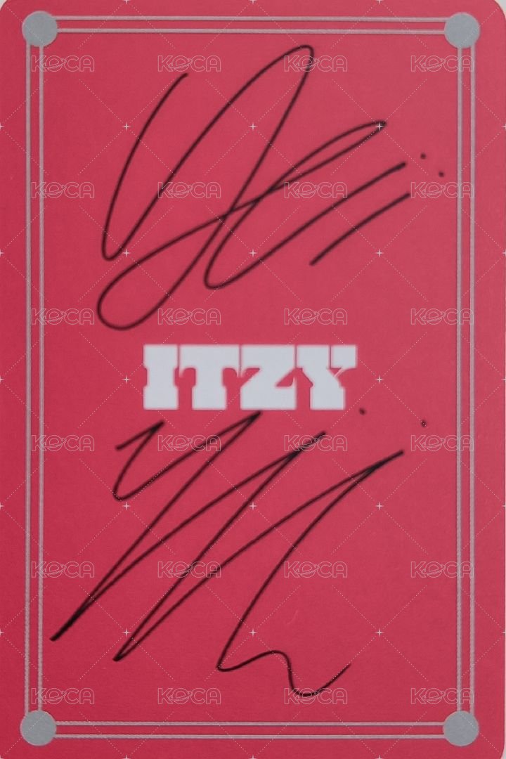 KILL MY DOUBT 專輯卡 ITZY 志留雙人卡 單封專卡 背面
