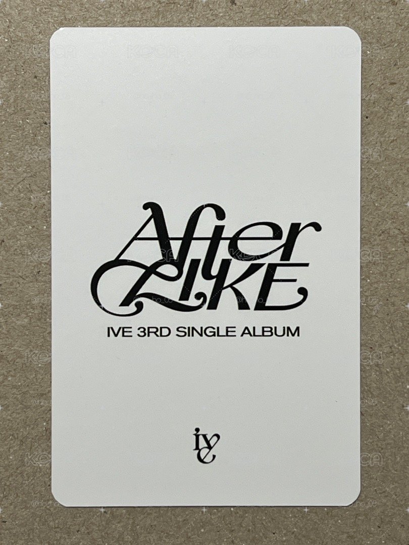 IVE After Like REI K4特典