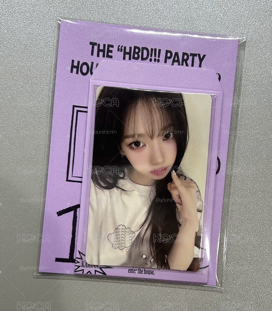 karina25年生日卡set 全新未拆 生日柚