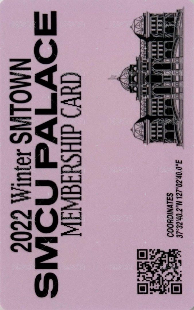 22smcu 專輯卡 2022 SMCU PALACE ID卡 吉 背面