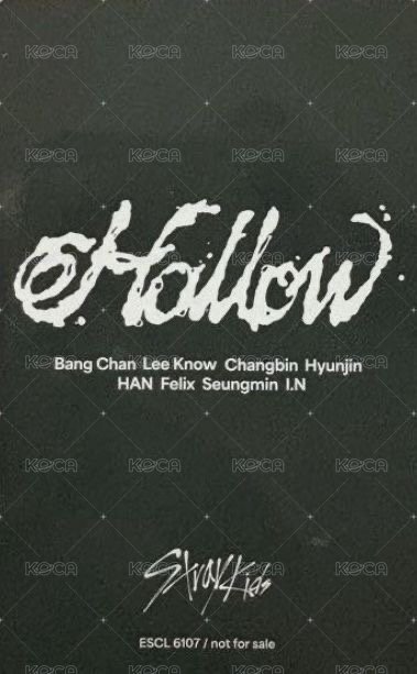 Hollow 專輯卡 通常盤 背面