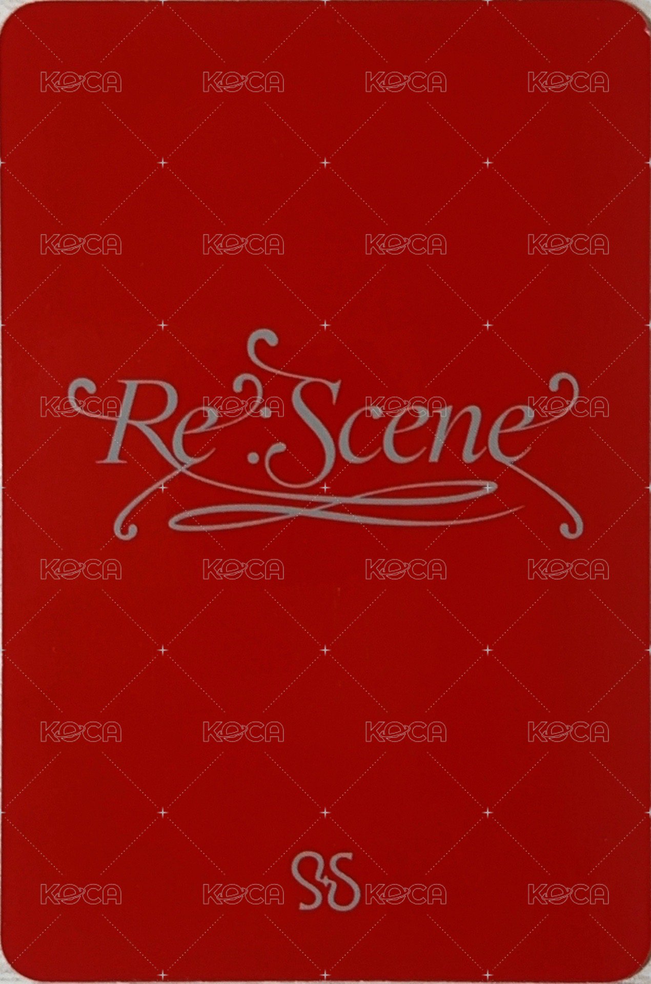 Re:Scene KMStore 特典卡  背面