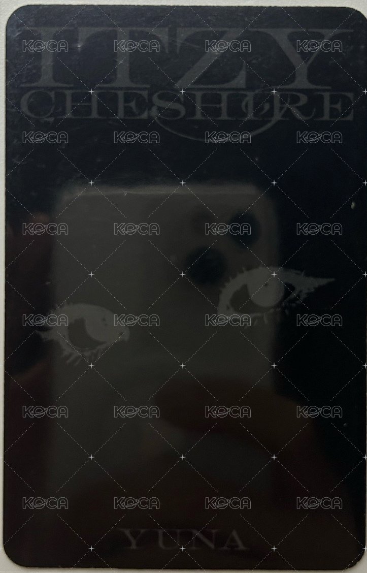 CHESHIRE 專輯卡 墨鏡專卡娜 背面