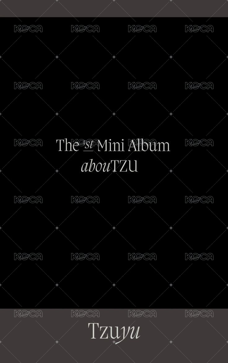 aboutTzu  jyp Nemo  特典卡  背面