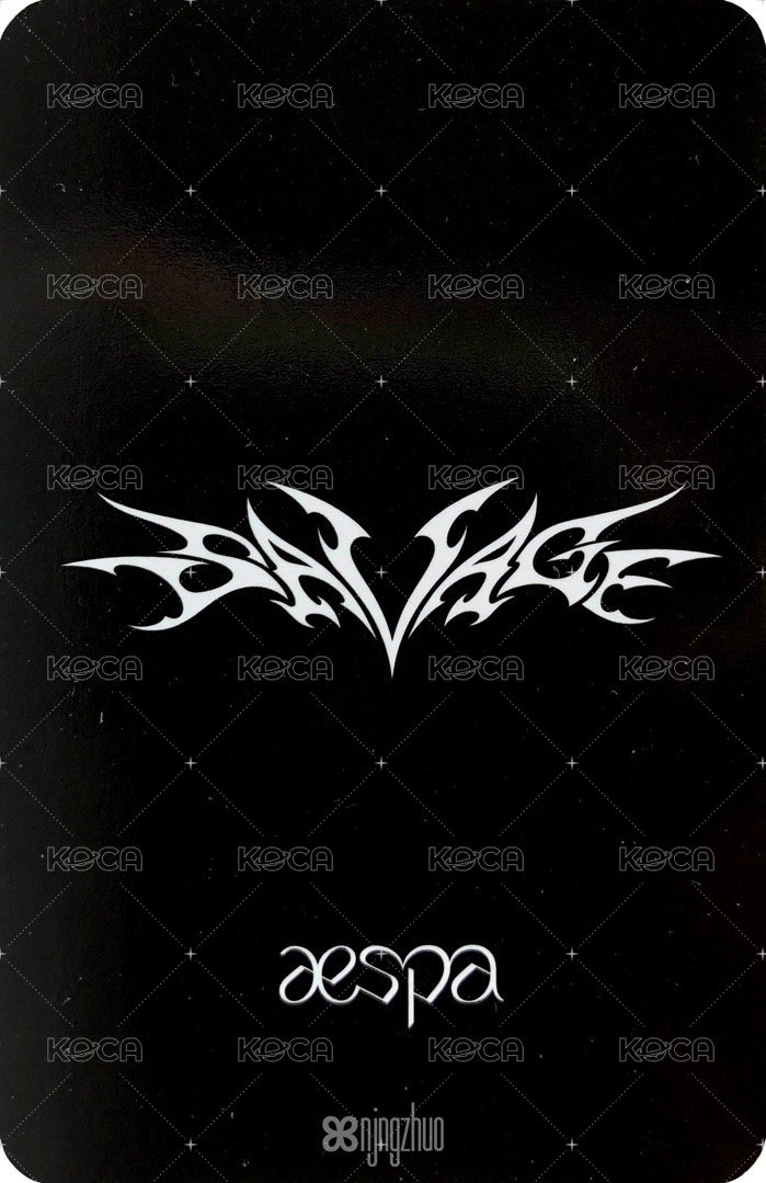 Savage 專輯卡 美網盒子寧 背面