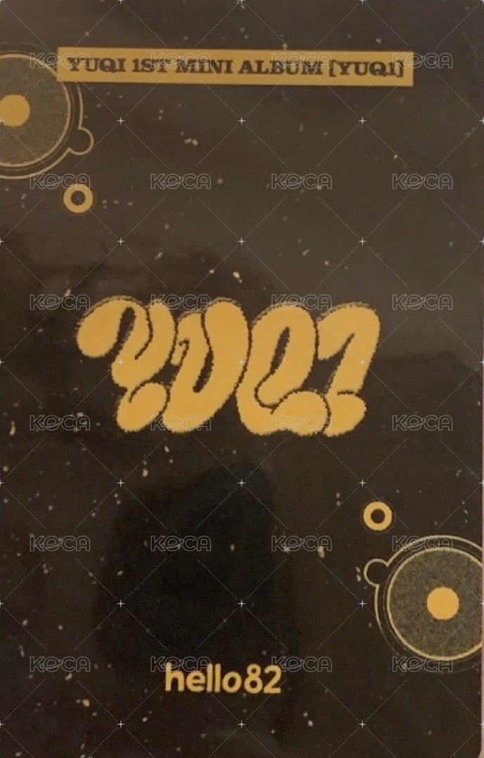 YUQ1 hello82 特典卡 YUQI -琦 背面