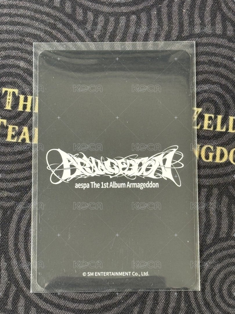 Armageddon 簽售卡 釜山bdm 背面
