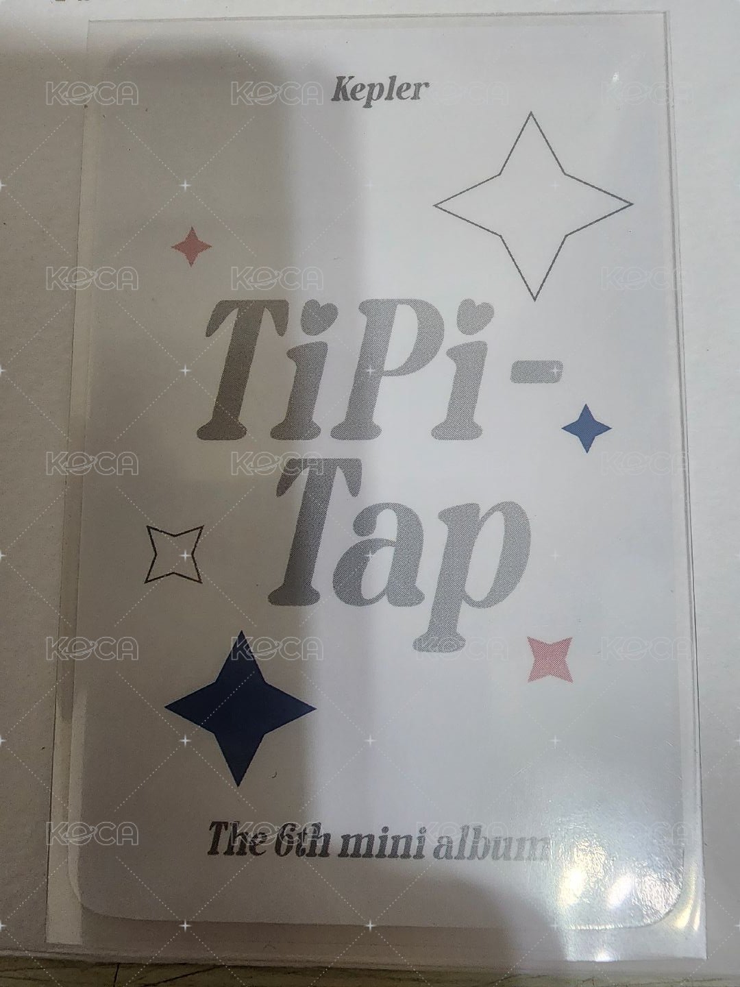 專輯卡 kep1er 迷六 tipi tap電子專卡 背面