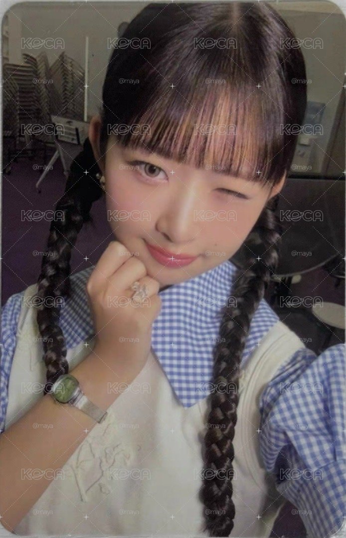 ive 二周打歌怜 麻花辮怜 rei 打歌卡