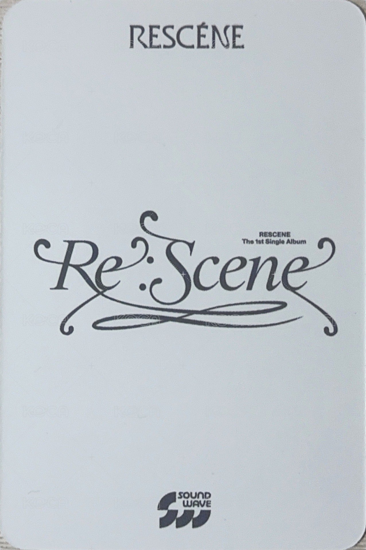 Re:Scene sw 1.0線上 簽售卡 貓鬍鬚Zena 背面