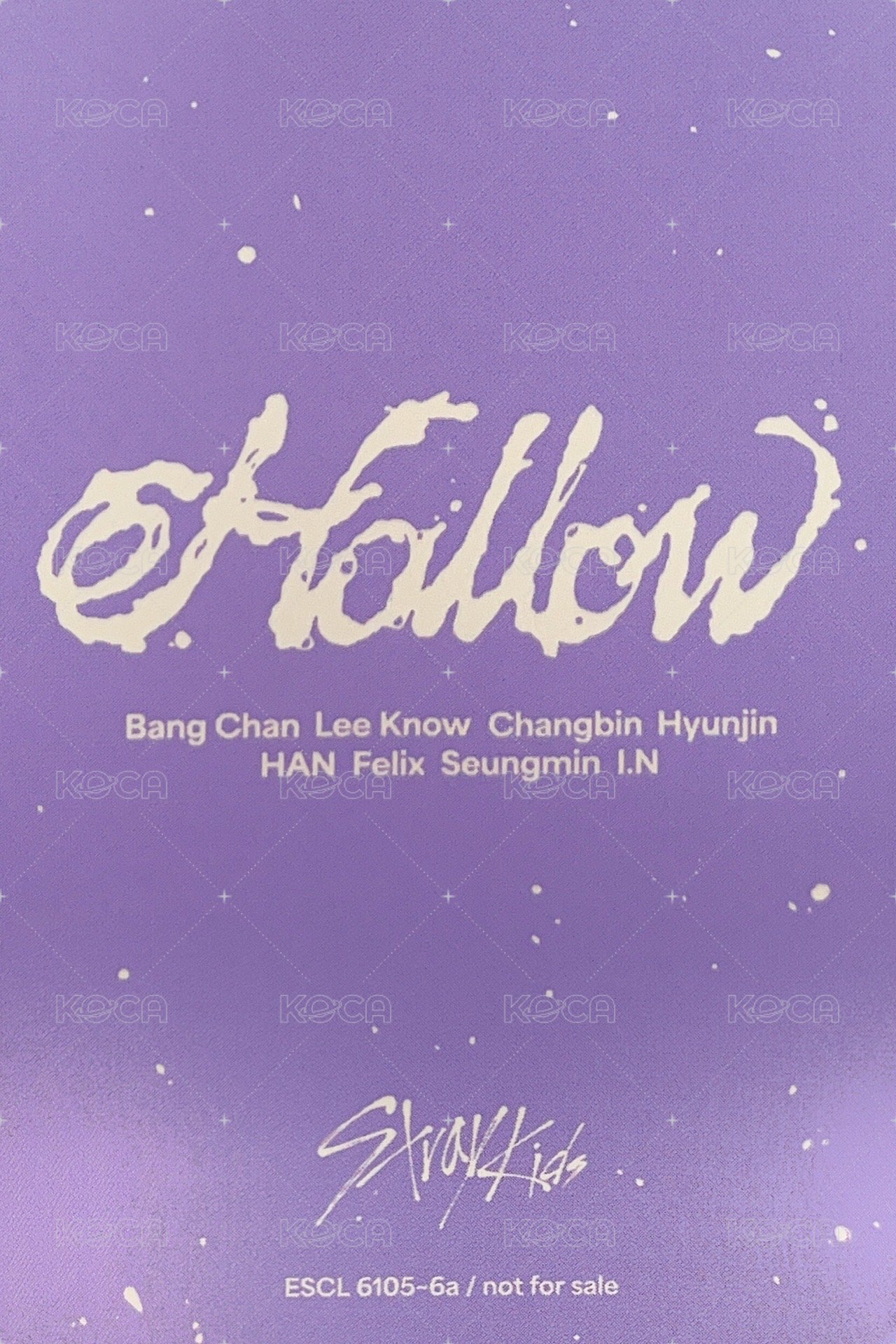 Hollow 專輯卡 初回生產限定盤B 背面