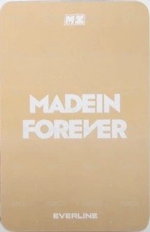 MADEIN FOREVER el 線上3.0 簽售卡  背面