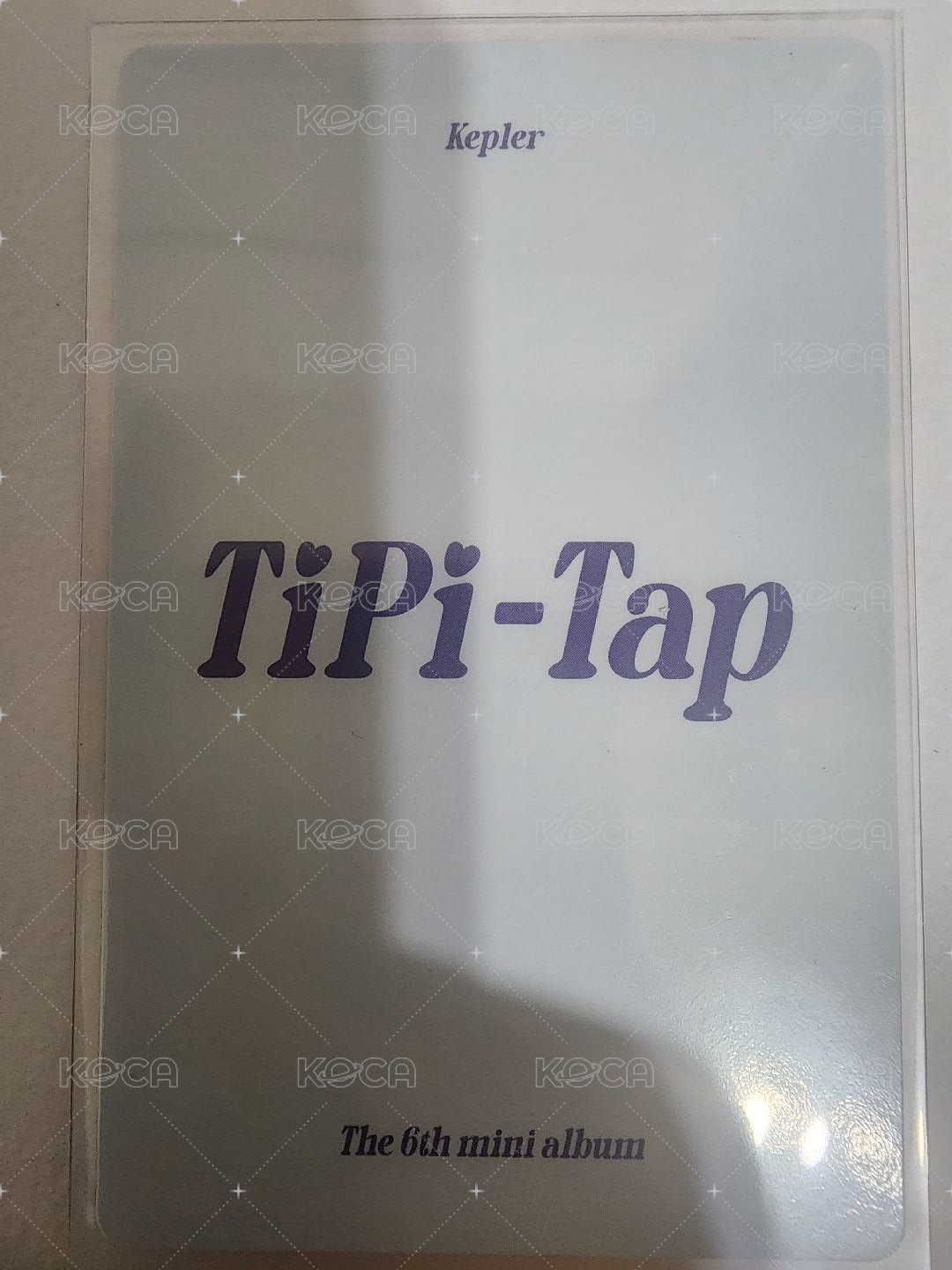 專輯卡 kep1er 迷六 tipi tap 專卡 背面