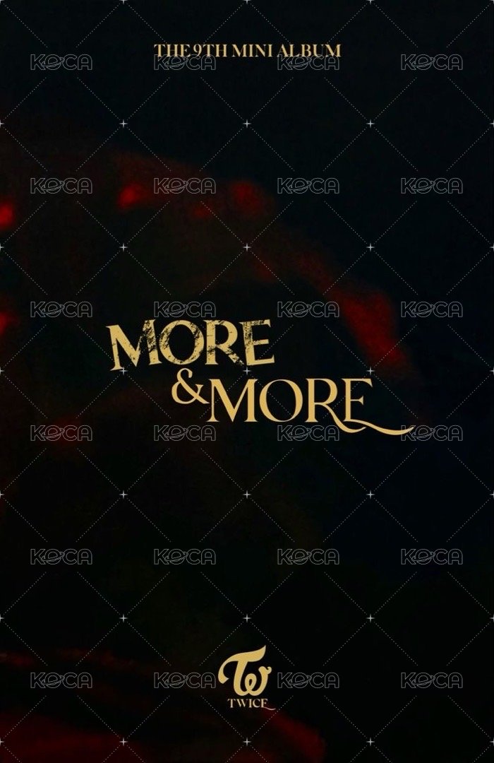 MORE & MORE 專輯卡 TWICE 志效 more&more專卡 背面
