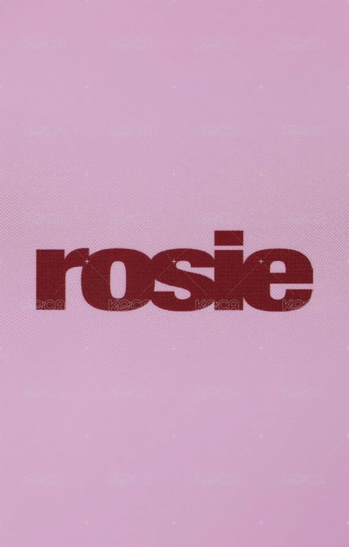 rosie k4 特典卡 ROSÉ 預售 背面