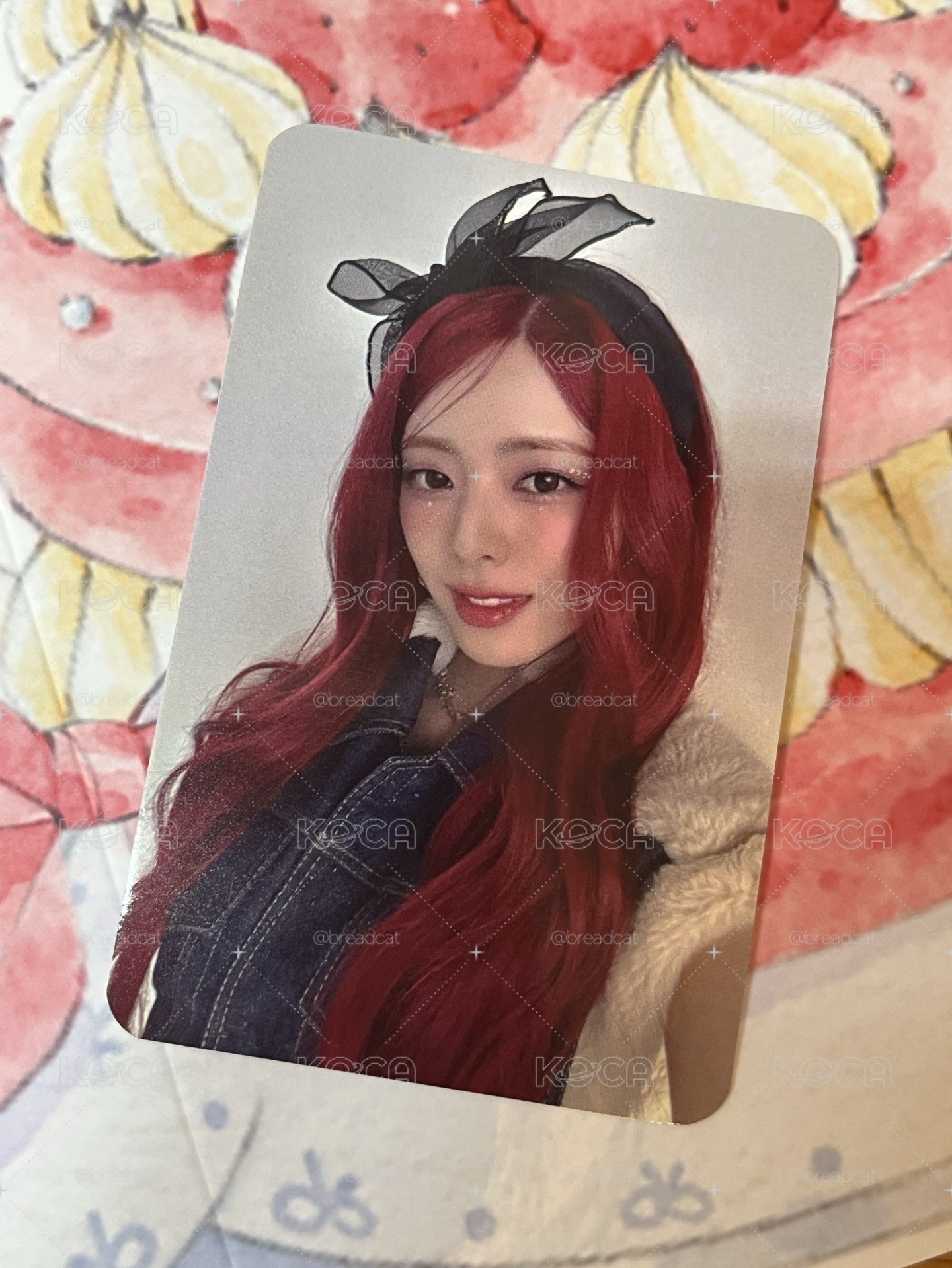 ITZY YUNA BDM BTB 蝴蝶結娜 紅髮娜