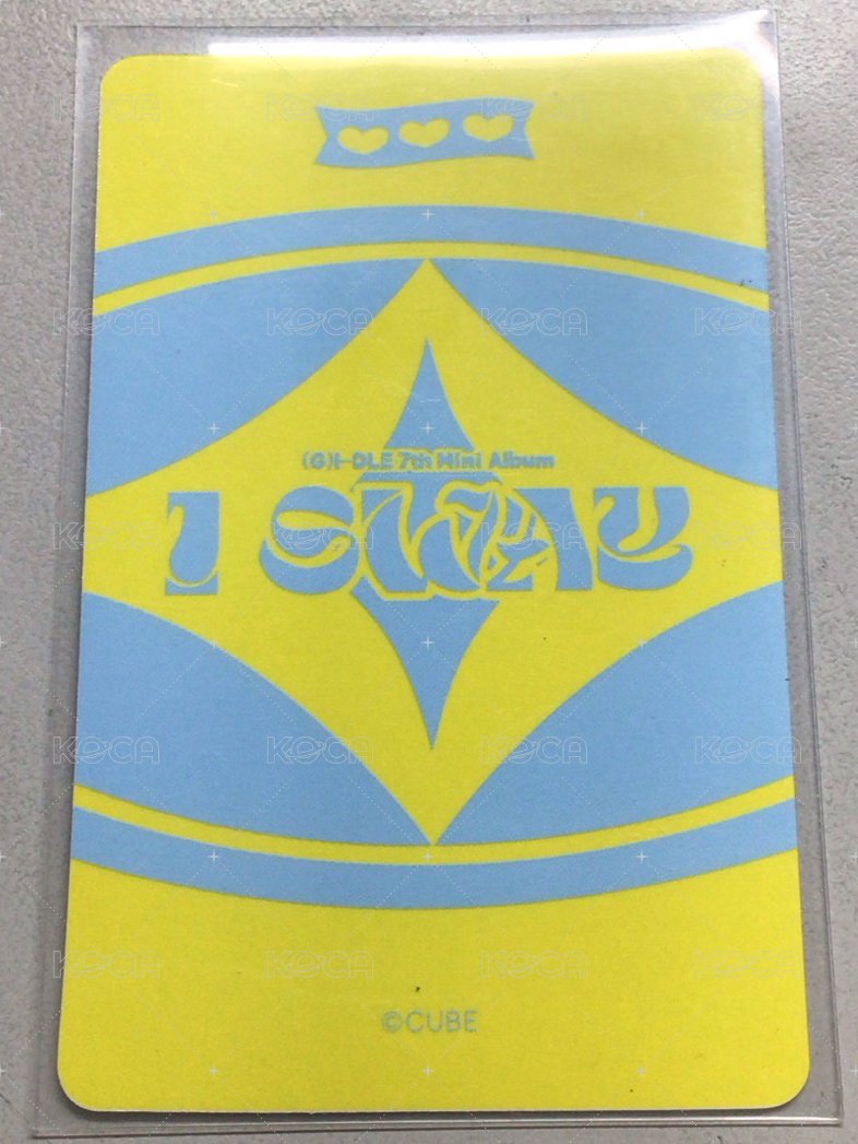 Klaxon pop-up 隨機卡 klaxon曹薇娟 隨機卡 背面