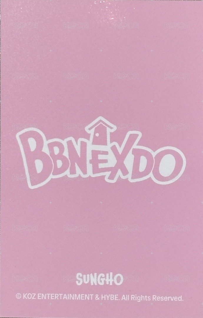 BBNEXDO 周邊卡 娃娃卡1 CATBBI 背面