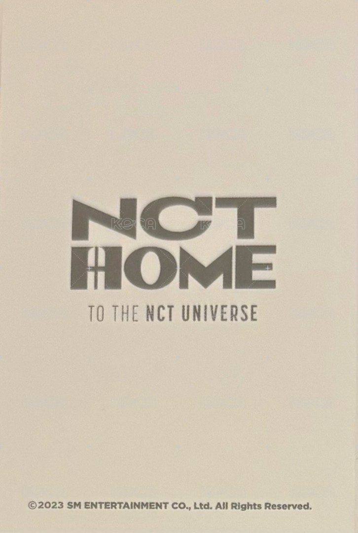 周邊卡 NCT HOME 拍立得九 背面