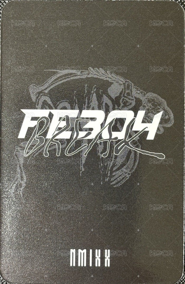 Fe3O4: BREAK am 幸運卡 LD 3.0 概念影片造型莉 背面