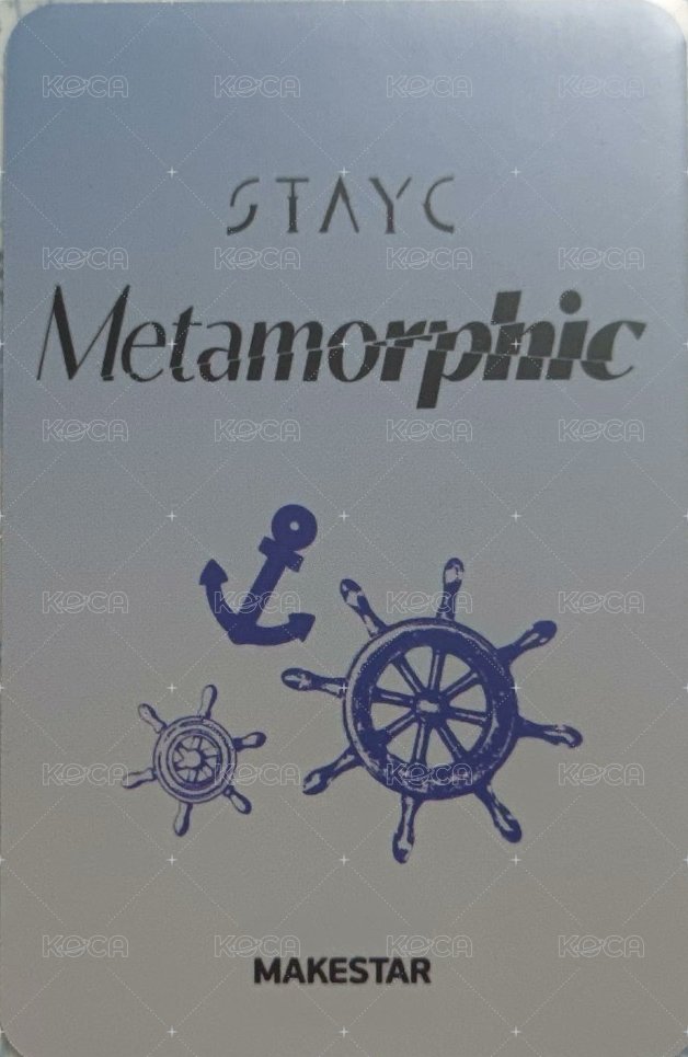 Metamorphic ms 特典卡 STAYC[]3.0線上 水手ver. 背面