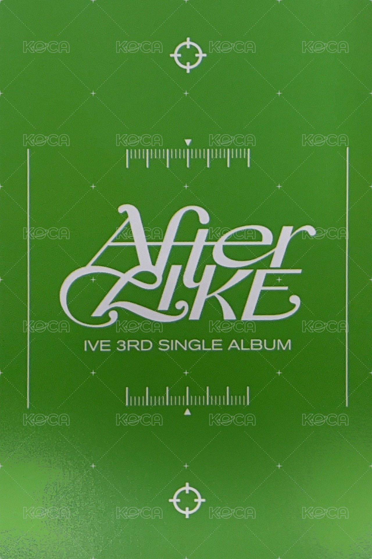 After LIKE sr 特典卡 秋 背面