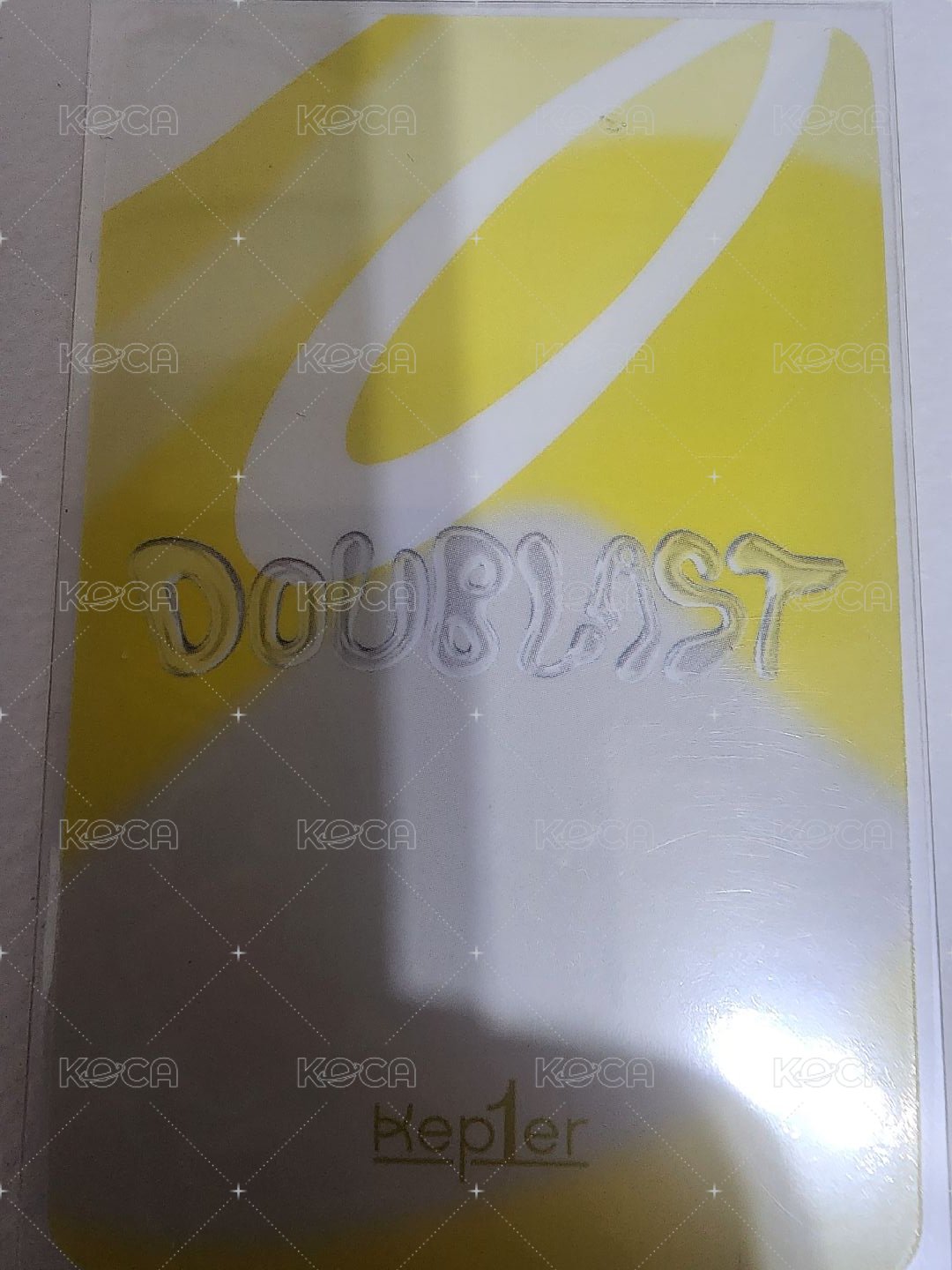 DOUBLAST 特典卡 kep1er 迷二特典 背面