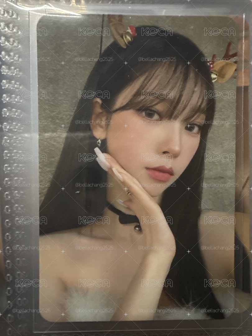 aespa Karina 22聖誕柚 托臉柚