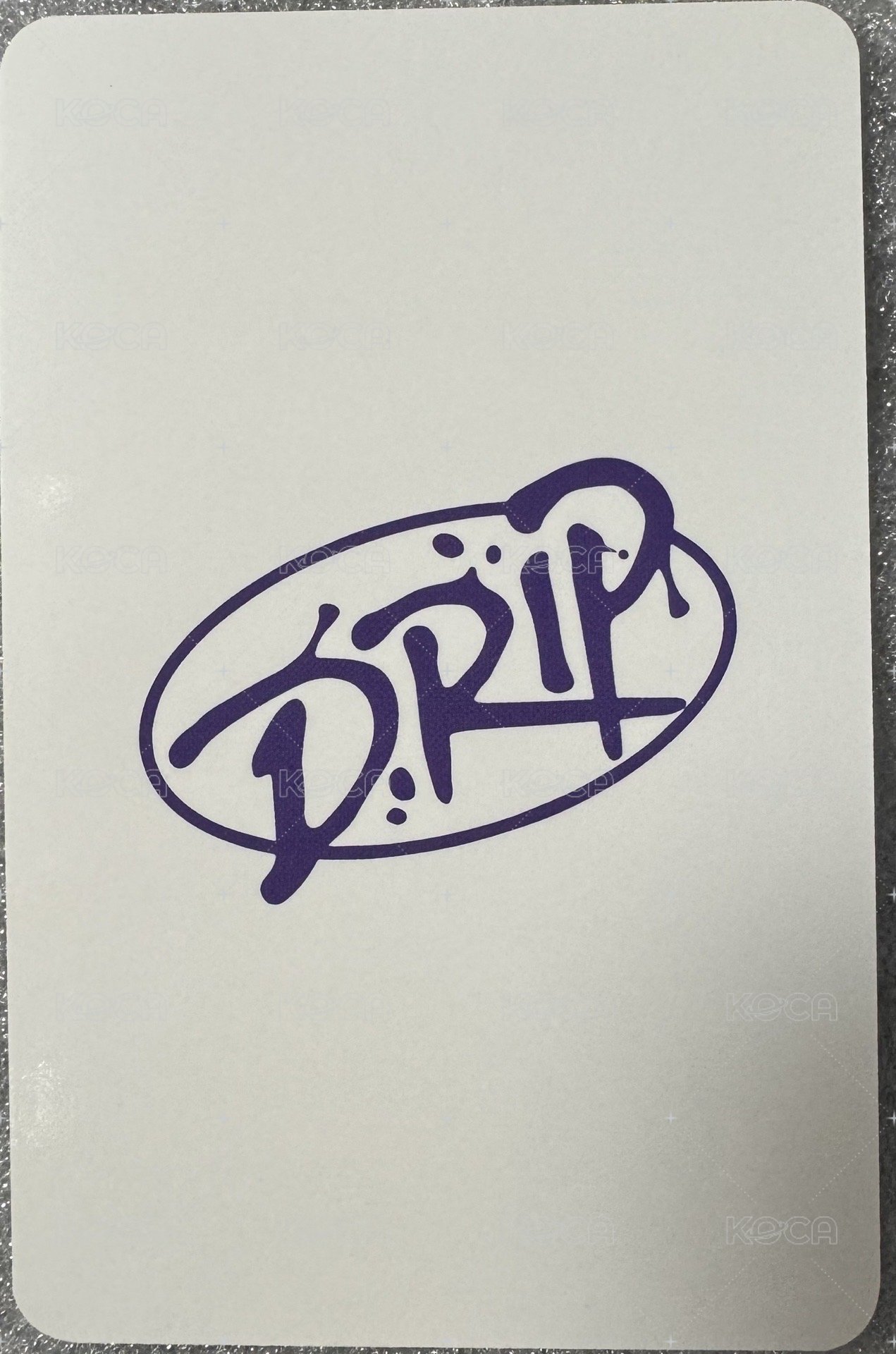 DRIP k4 簽售卡 k4線上簽售卡 Rora 背面