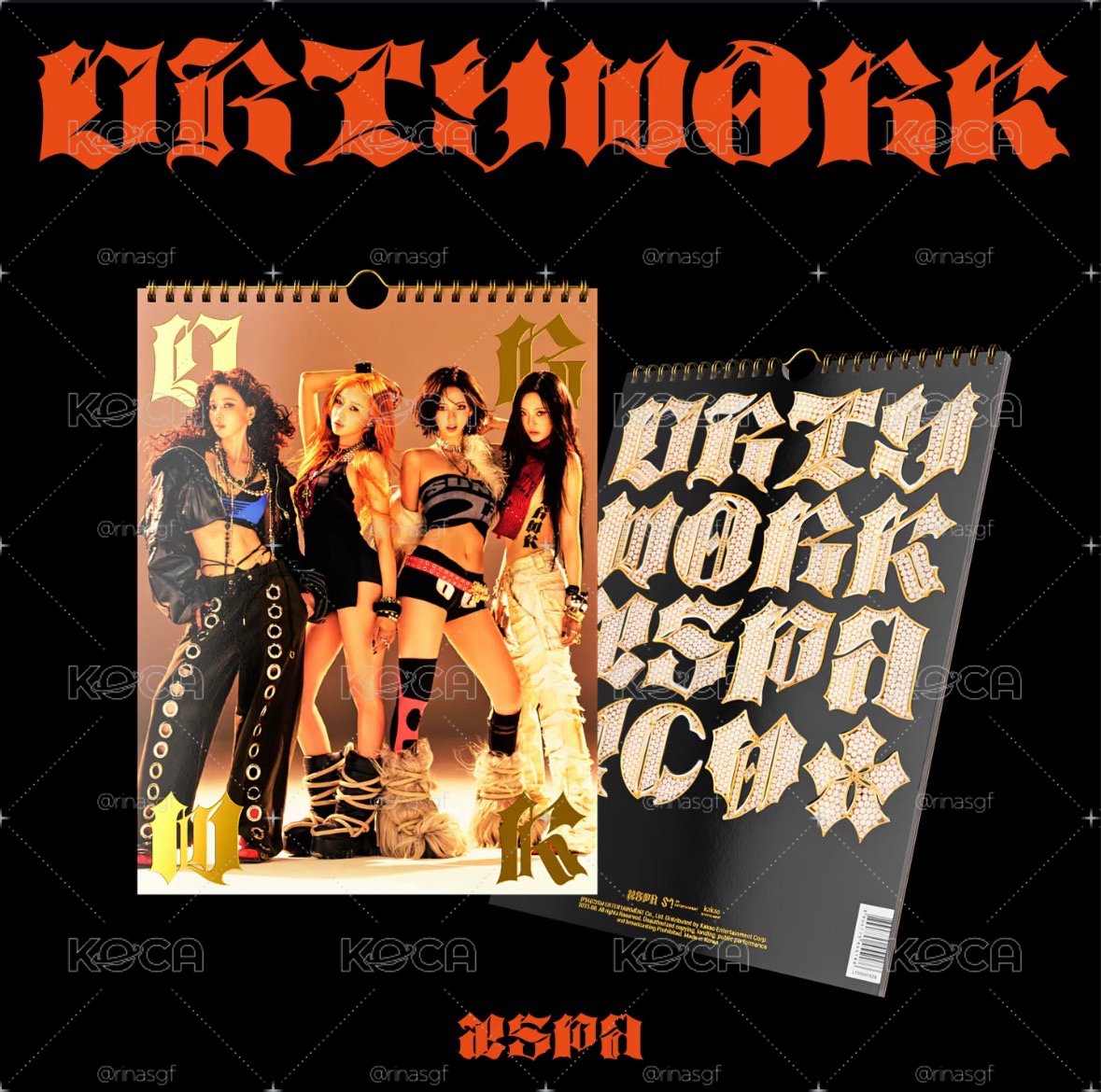 aespa Dirty Work Dirty Worker ver. 全新全專（含吉卡）