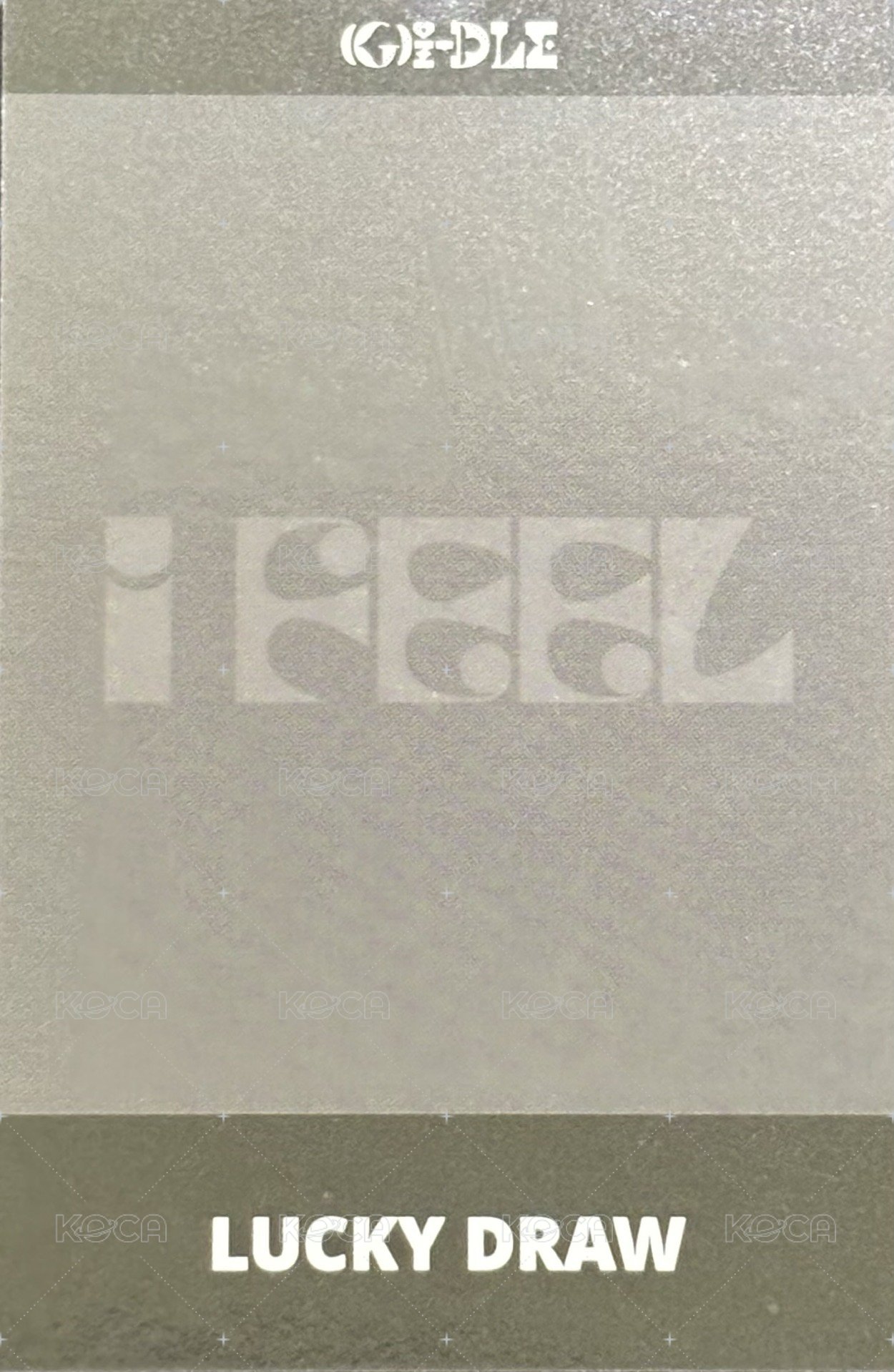 I feel am 1.0 幸運卡 刷拍 背面