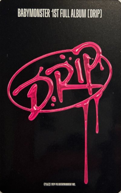 BABYMONSTER DRIP ZIPLOCK版 專卡Ahyeon鄭雅賢
