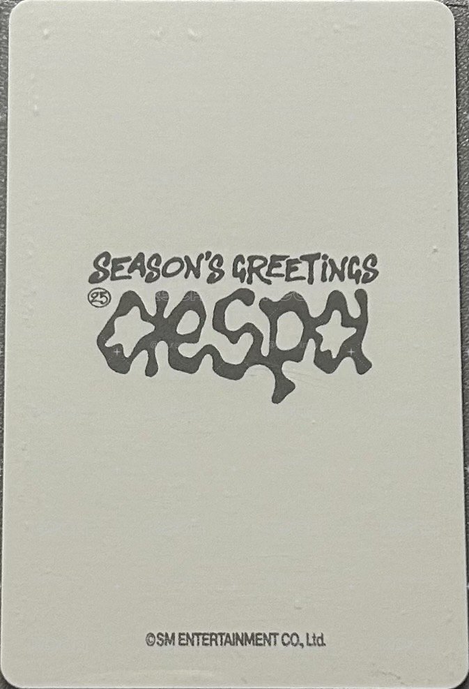 aespa 25年曆固配卡ver.B 寧